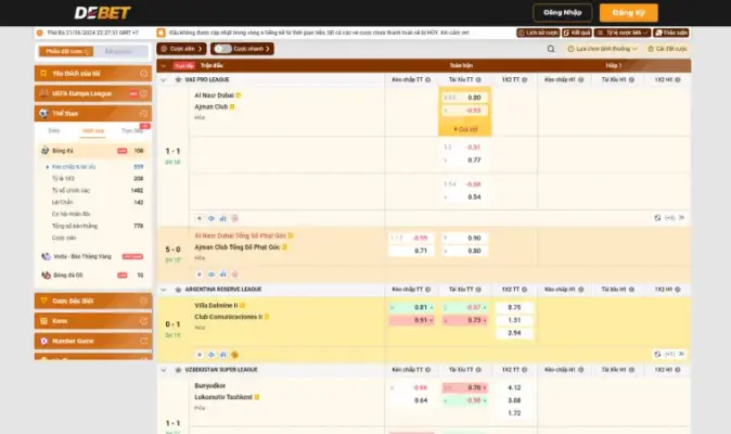 DEBET xứng đáng là nơi dừng chân dài lâu của mọi cược thủ